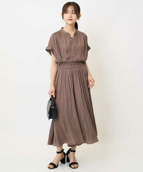 Maison de CINQ / メゾン ドゥ サンク その他パンツ | 【小さいサイズ】サテンガウチョパンツ/接触冷感/洗える/新色追加//セットアップ対応 | 詳細23