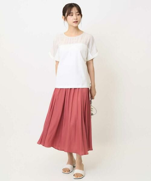 Maison de CINQ / メゾン ドゥ サンク その他パンツ | 【小さいサイズ】サテンガウチョパンツ/接触冷感/洗える/新色追加//セットアップ対応 | 詳細29