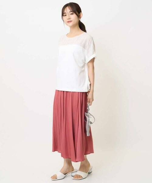 Maison de CINQ / メゾン ドゥ サンク その他パンツ | 【小さいサイズ】サテンガウチョパンツ/接触冷感/洗える/新色追加//セットアップ対応 | 詳細30