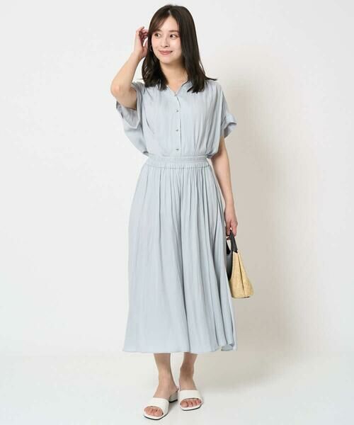 Maison de CINQ / メゾン ドゥ サンク その他パンツ | 【小さいサイズ】サテンガウチョパンツ/接触冷感/洗える/新色追加//セットアップ対応 | 詳細8