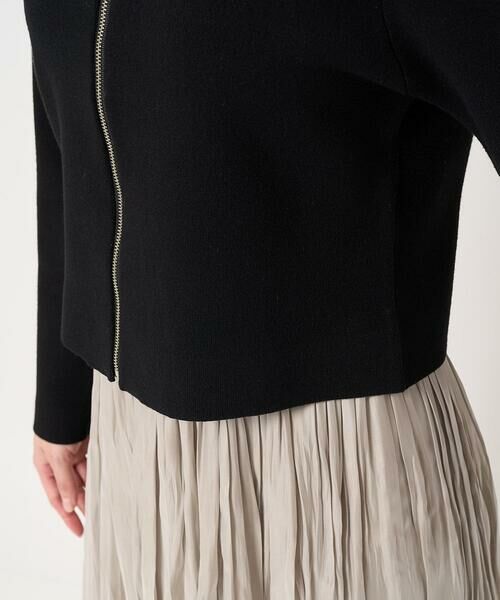 Maison de CINQ / メゾン ドゥ サンク その他アウター | 【小さいサイズ】ジップアップニットブルゾン/洗える/セットアップ対応 | 詳細10