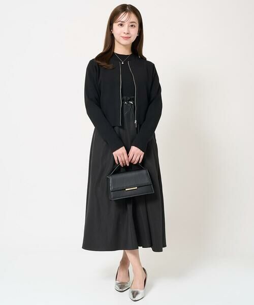 Maison de CINQ / メゾン ドゥ サンク その他アウター | 【小さいサイズ】ジップアップニットブルゾン/洗える/セットアップ対応 | 詳細13