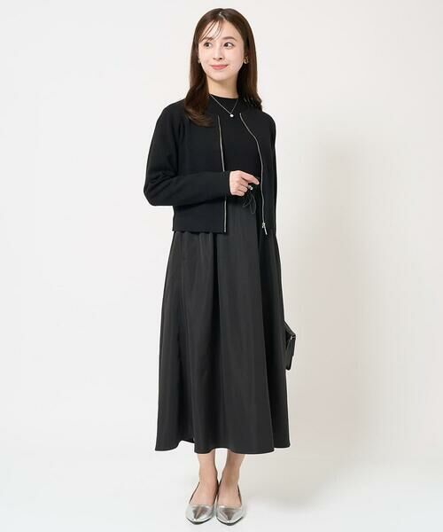 Maison de CINQ / メゾン ドゥ サンク その他アウター | 【小さいサイズ】ジップアップニットブルゾン/洗える/セットアップ対応 | 詳細15