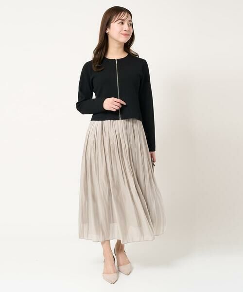 Maison de CINQ / メゾン ドゥ サンク その他アウター | 【小さいサイズ】ジップアップニットブルゾン/洗える/セットアップ対応 | 詳細16