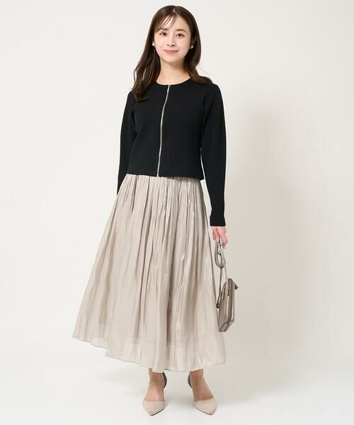 Maison de CINQ / メゾン ドゥ サンク その他アウター | 【小さいサイズ】ジップアップニットブルゾン/洗える/セットアップ対応 | 詳細18