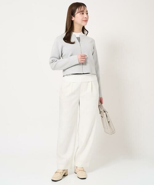 Maison de CINQ / メゾン ドゥ サンク その他アウター | 【小さいサイズ】ジップアップニットブルゾン/洗える/セットアップ対応 | 詳細22