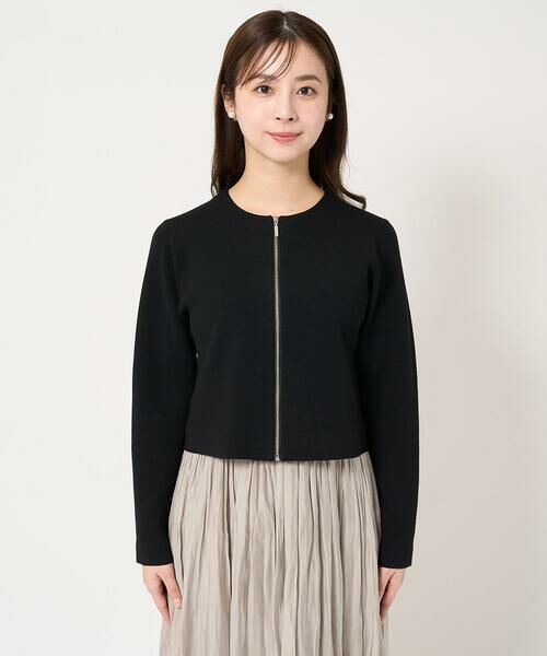 Maison de CINQ / メゾン ドゥ サンク その他アウター | 【小さいサイズ】ジップアップニットブルゾン/洗える/セットアップ対応 | 詳細5