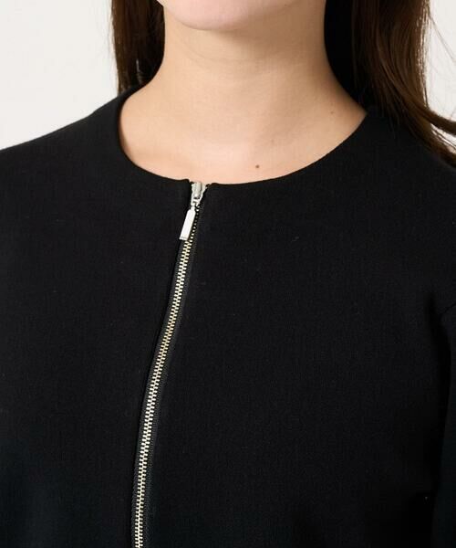 Maison de CINQ / メゾン ドゥ サンク その他アウター | 【小さいサイズ】ジップアップニットブルゾン/洗える/セットアップ対応 | 詳細8