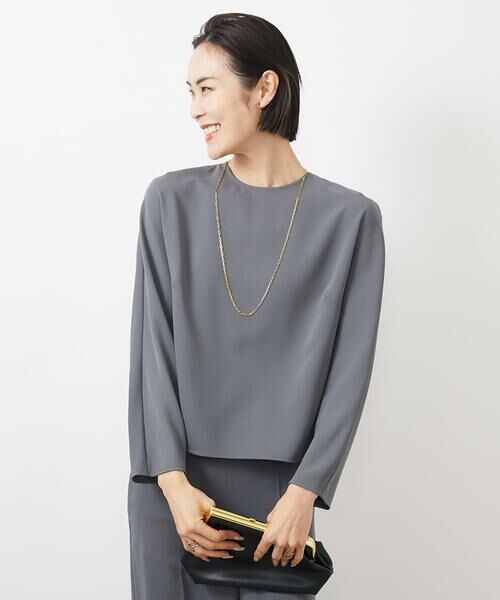 Maison de CINQ / メゾン ドゥ サンク シャツ・ブラウス | [小さいサイズ]プルオーバーブラウス(セットアップ対応/洗える) | 詳細2