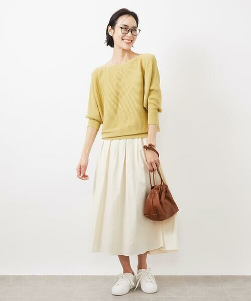 Maison de CINQ / メゾン ドゥ サンク ニット・セーター | [小さいサイズ]ホールガーメント(R)ドルマンスリーブニット(7分袖) | 詳細16