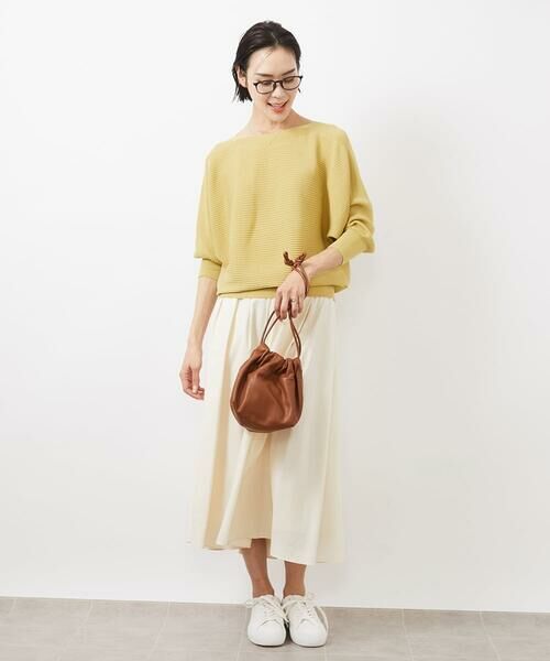 Maison de CINQ / メゾン ドゥ サンク ニット・セーター | [小さいサイズ]ホールガーメント(R)ドルマンスリーブニット(7分袖) | 詳細17