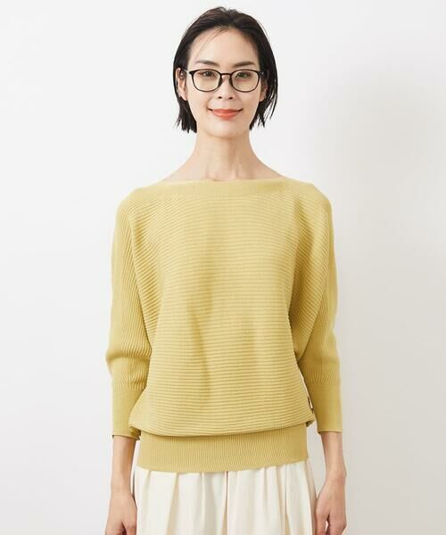 Maison de CINQ / メゾン ドゥ サンク ニット・セーター | [小さいサイズ]ホールガーメント(R)ドルマンスリーブニット(7分袖) | 詳細4