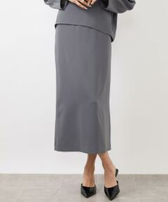 Maison de CINQ / メゾン ドゥ サンク ロング・マキシ丈スカート | [小さいサイズ]ペンシルスカート(セットアップ対応/洗える)