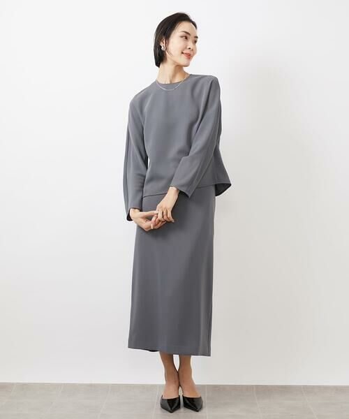 Maison de CINQ / メゾン ドゥ サンク ロング・マキシ丈スカート | [小さいサイズ]ペンシルスカート(セットアップ対応/洗える) | 詳細23