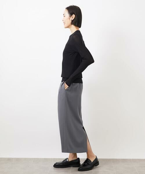 Maison de CINQ / メゾン ドゥ サンク ロング・マキシ丈スカート | [小さいサイズ]ペンシルスカート(セットアップ対応/洗える) | 詳細30