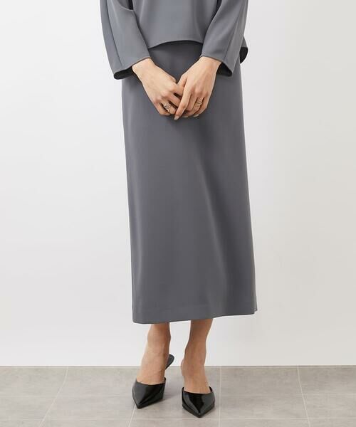 Maison de CINQ / メゾン ドゥ サンク ロング・マキシ丈スカート | [小さいサイズ]ペンシルスカート(セットアップ対応/洗える) | 詳細4