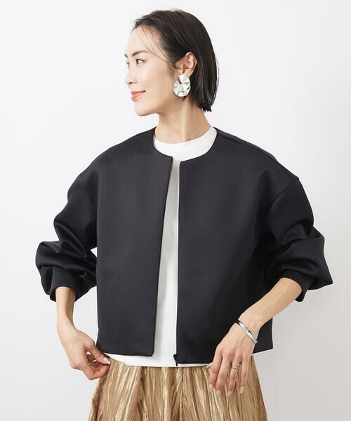 Maison de CINQ / メゾン ドゥ サンク カットソー | [小さいサイズ]2WAYジップカーデプルオーバー | 詳細2