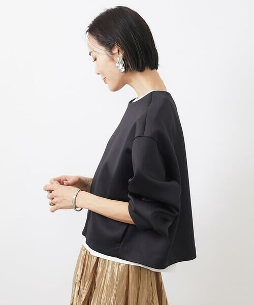 Maison de CINQ / メゾン ドゥ サンク カットソー | [小さいサイズ]2WAYジップカーデプルオーバー | 詳細3