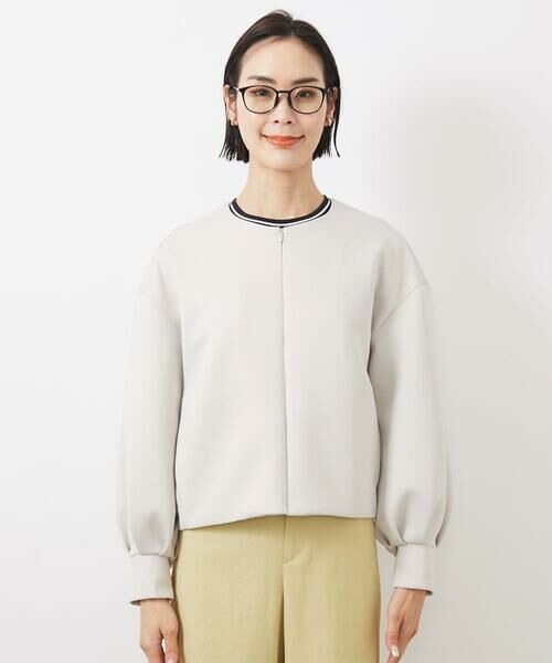 Maison de CINQ / メゾン ドゥ サンク カットソー | [小さいサイズ]2WAYジップカーデプルオーバー | 詳細6