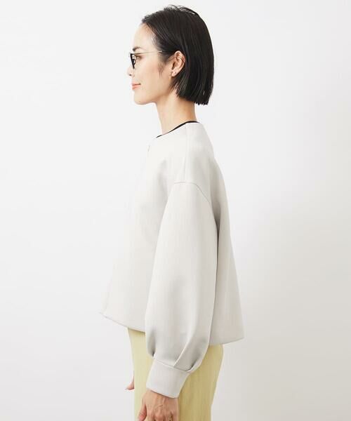 Maison de CINQ / メゾン ドゥ サンク カットソー | [小さいサイズ]2WAYジップカーデプルオーバー | 詳細7