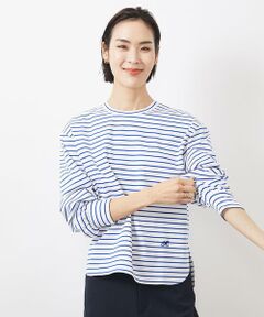 Maison de CINQ / メゾン ドゥ サンク カットソー | [小さいサイズ]ワンポイント刺繍ロングスリーブカットソー