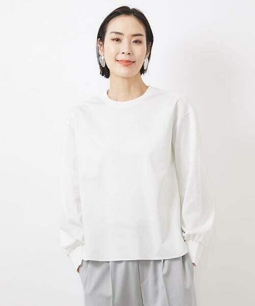 Maison de CINQ / メゾン ドゥ サンク カットソー | [小さいサイズ]ワンポイント刺繍ロングスリーブカットソー | 詳細10