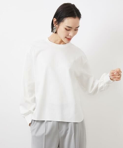 Maison de CINQ / メゾン ドゥ サンク カットソー | [小さいサイズ]ワンポイント刺繍ロングスリーブカットソー | 詳細11