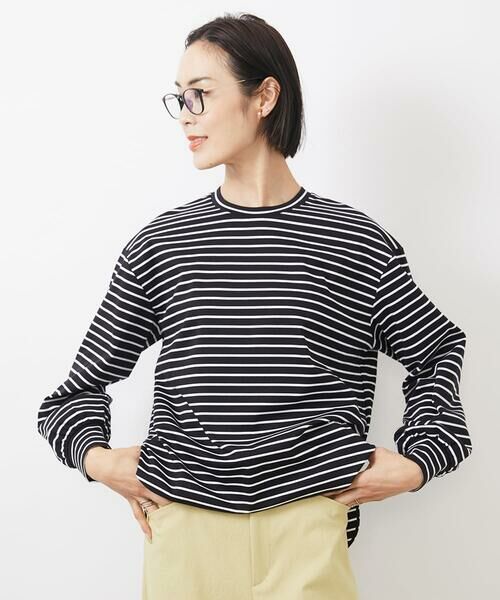 Maison de CINQ / メゾン ドゥ サンク カットソー | [小さいサイズ]ワンポイント刺繍ロングスリーブカットソー | 詳細12