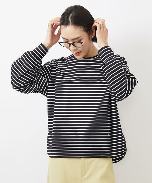 Maison de CINQ / メゾン ドゥ サンク カットソー | [小さいサイズ]ワンポイント刺繍ロングスリーブカットソー | 詳細13