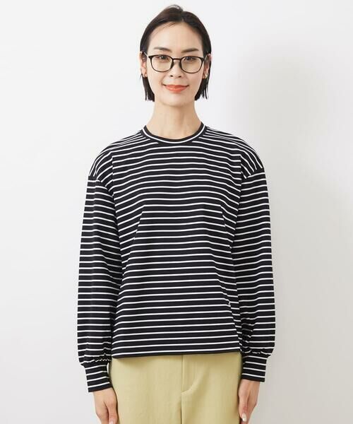 Maison de CINQ / メゾン ドゥ サンク カットソー | [小さいサイズ]ワンポイント刺繍ロングスリーブカットソー | 詳細14