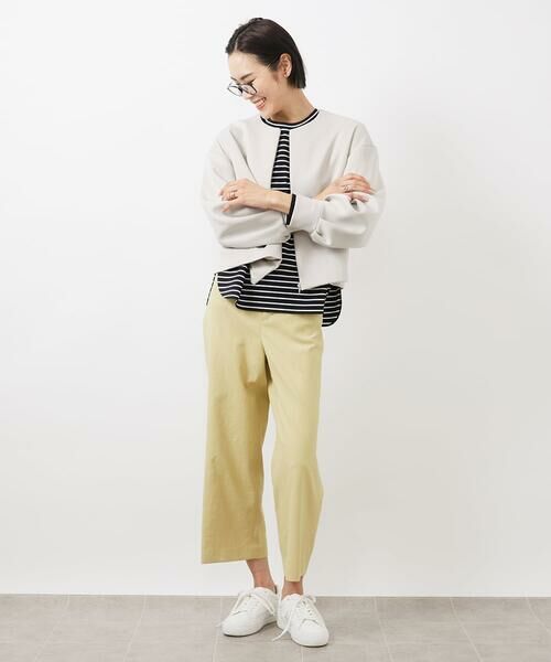 Maison de CINQ / メゾン ドゥ サンク カットソー | [小さいサイズ]ワンポイント刺繍ロングスリーブカットソー | 詳細2