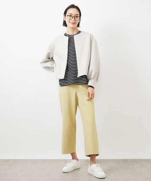 Maison de CINQ / メゾン ドゥ サンク カットソー | [小さいサイズ]ワンポイント刺繍ロングスリーブカットソー | 詳細3