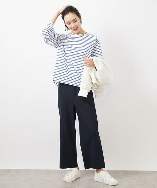 Maison de CINQ / メゾン ドゥ サンク カットソー | [小さいサイズ]ワンポイント刺繍ロングスリーブカットソー | 詳細6