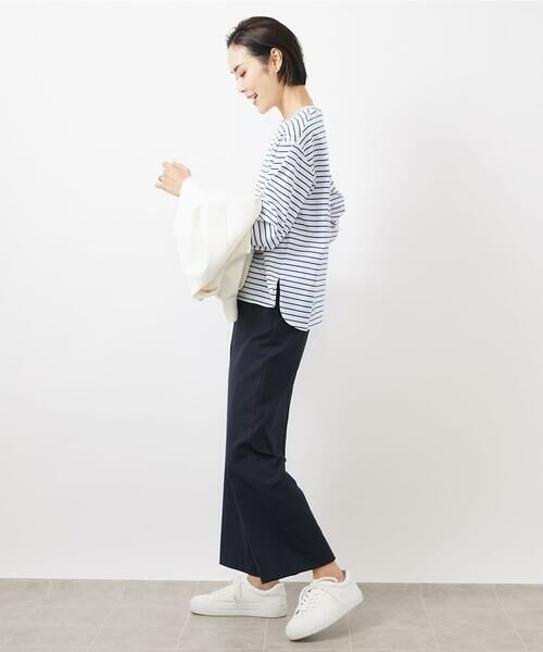 Maison de CINQ / メゾン ドゥ サンク カットソー | [小さいサイズ]ワンポイント刺繍ロングスリーブカットソー | 詳細7