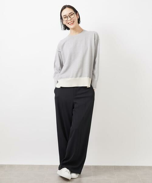 Maison de CINQ / メゾン ドゥ サンク その他パンツ | [小さいサイズ]ツイルワイドパンツ(多機能素材/セットアップ対応/洗える) | 詳細15