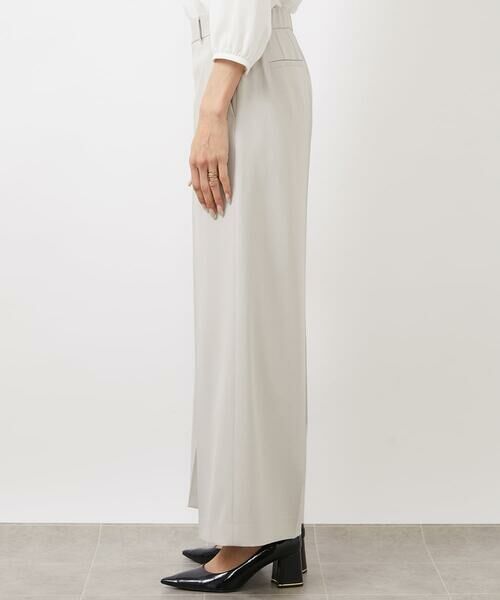 Maison de CINQ / メゾン ドゥ サンク その他パンツ | [小さいサイズ]ツイルワイドパンツ(多機能素材/セットアップ対応/洗える) | 詳細4