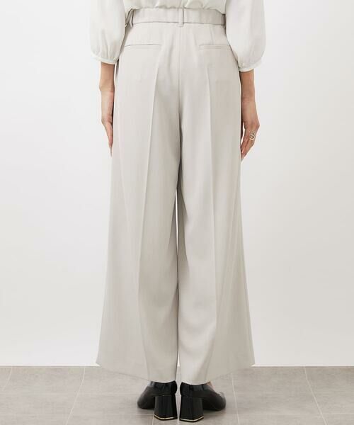 Maison de CINQ / メゾン ドゥ サンク その他パンツ | [小さいサイズ]ツイルワイドパンツ(多機能素材/セットアップ対応/洗える) | 詳細5