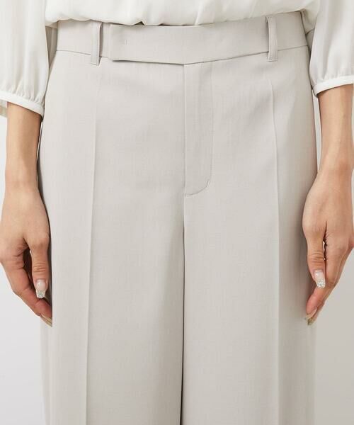 Maison de CINQ / メゾン ドゥ サンク その他パンツ | [小さいサイズ]ツイルワイドパンツ(多機能素材/セットアップ対応/洗える) | 詳細6