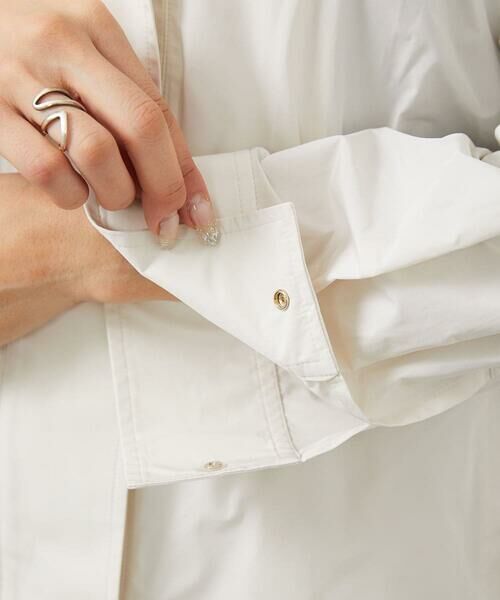 Maison de CINQ / メゾン ドゥ サンク その他アウター | [小さいサイズ]フード付きオーバーサイズコート | 詳細15