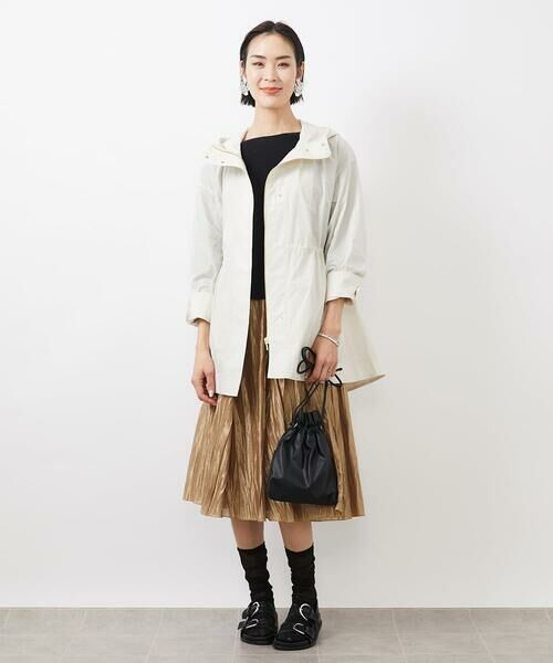 Maison de CINQ / メゾン ドゥ サンク その他アウター | [小さいサイズ]フード付きオーバーサイズコート | 詳細27