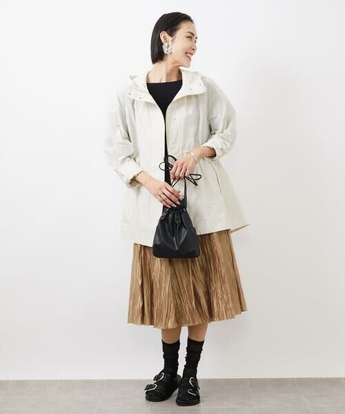 Maison de CINQ / メゾン ドゥ サンク その他アウター | [小さいサイズ]フード付きオーバーサイズコート | 詳細28