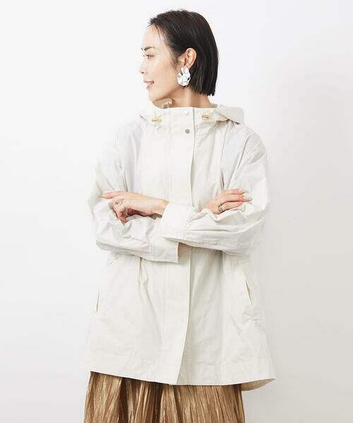 Maison de CINQ / メゾン ドゥ サンク その他アウター | [小さいサイズ]フード付きオーバーサイズコート | 詳細3