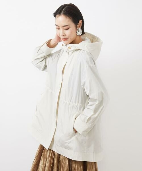 Maison de CINQ / メゾン ドゥ サンク その他アウター | [小さいサイズ]フード付きオーバーサイズコート | 詳細4