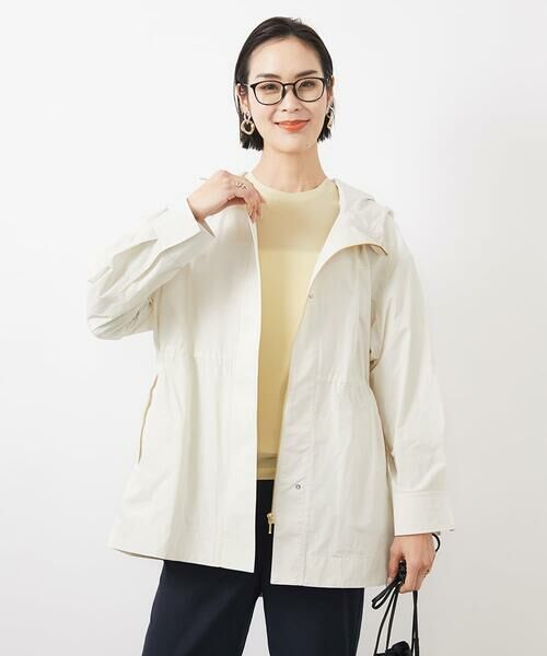 Maison de CINQ / メゾン ドゥ サンク その他アウター | [小さいサイズ]フード付きオーバーサイズコート | 詳細5