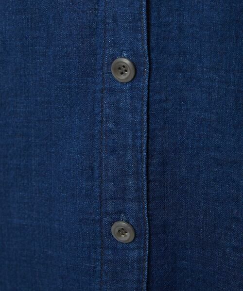 Maison de CINQ / メゾン ドゥ サンク シャツ・ブラウス | 二重織ガーゼデニムロングブラウス | 詳細13