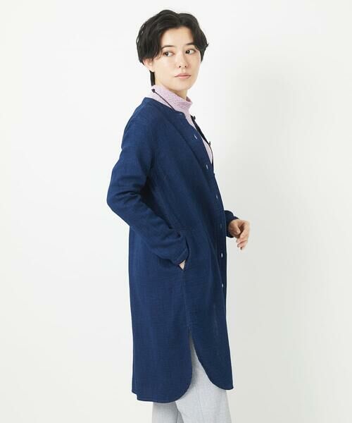 Maison de CINQ / メゾン ドゥ サンク シャツ・ブラウス | 二重織ガーゼデニムロングブラウス | 詳細2