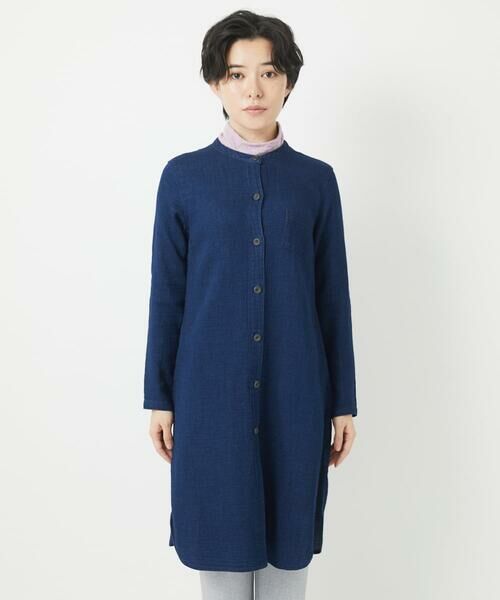 Maison de CINQ / メゾン ドゥ サンク シャツ・ブラウス | 二重織ガーゼデニムロングブラウス | 詳細5