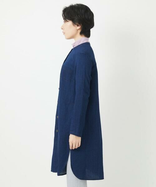 Maison de CINQ / メゾン ドゥ サンク シャツ・ブラウス | 二重織ガーゼデニムロングブラウス | 詳細6