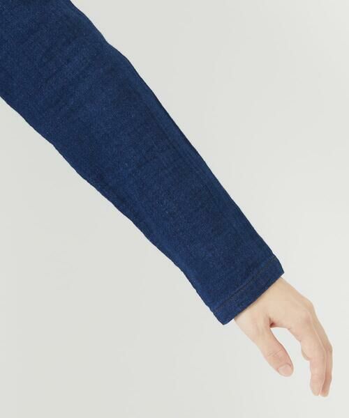 Maison de CINQ / メゾン ドゥ サンク シャツ・ブラウス | 二重織ガーゼデニムロングブラウス | 詳細9