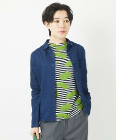 Maison de CINQ / メゾン ドゥ サンク シャツ・ブラウス | 二重織ガーゼデニムブラウス